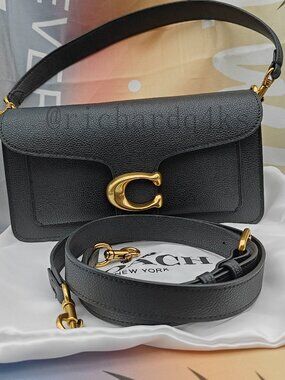 🥳🥳Women Coach Tabby Shoulder Bag 26 black